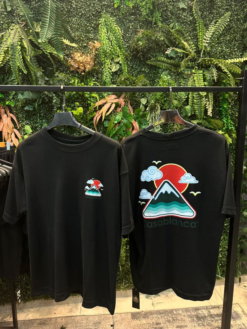 CAMISETA OVERSIZED CASA BLANCA 198 PRETA