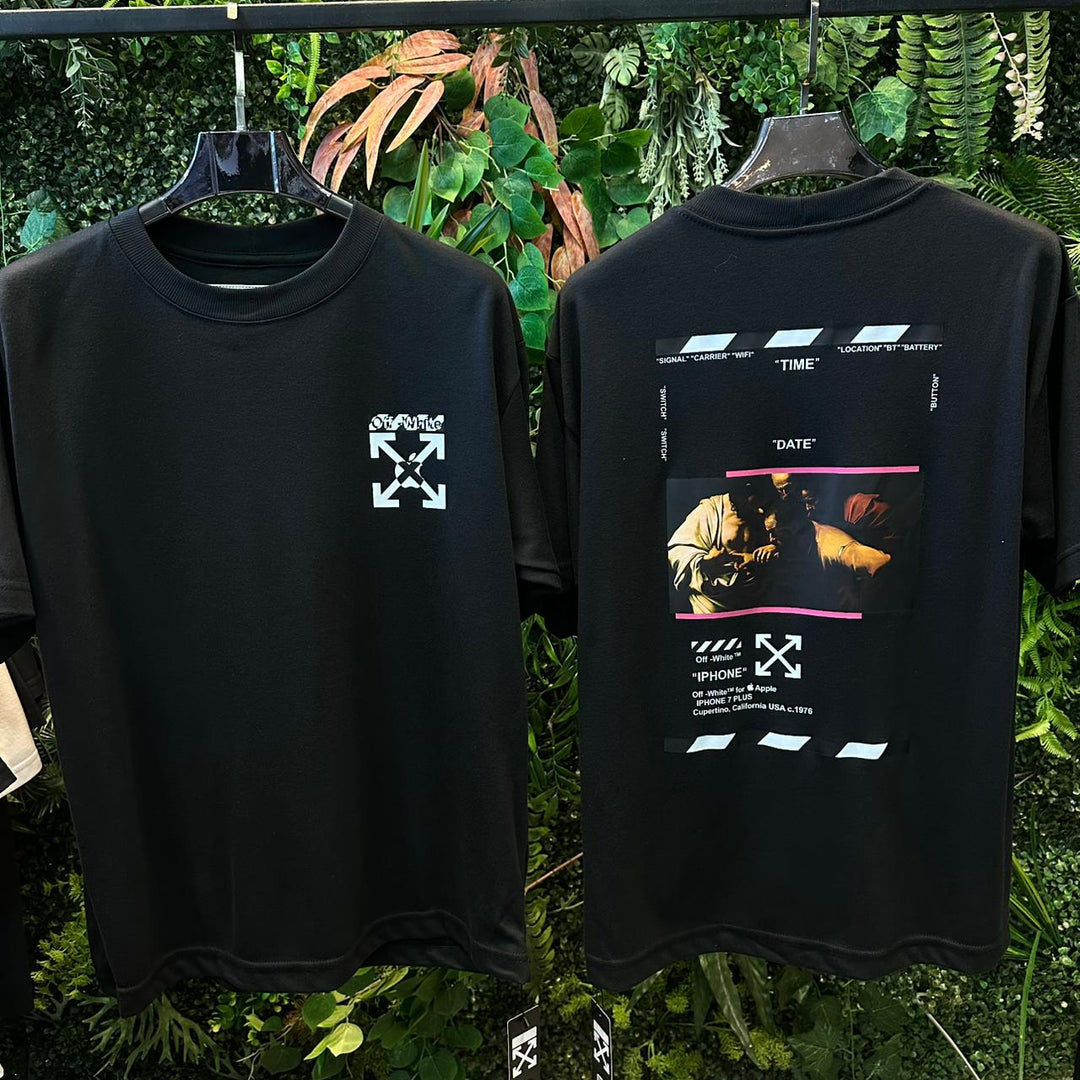 CAMISETA OVESIZED OFF WHITE 105 PRETO