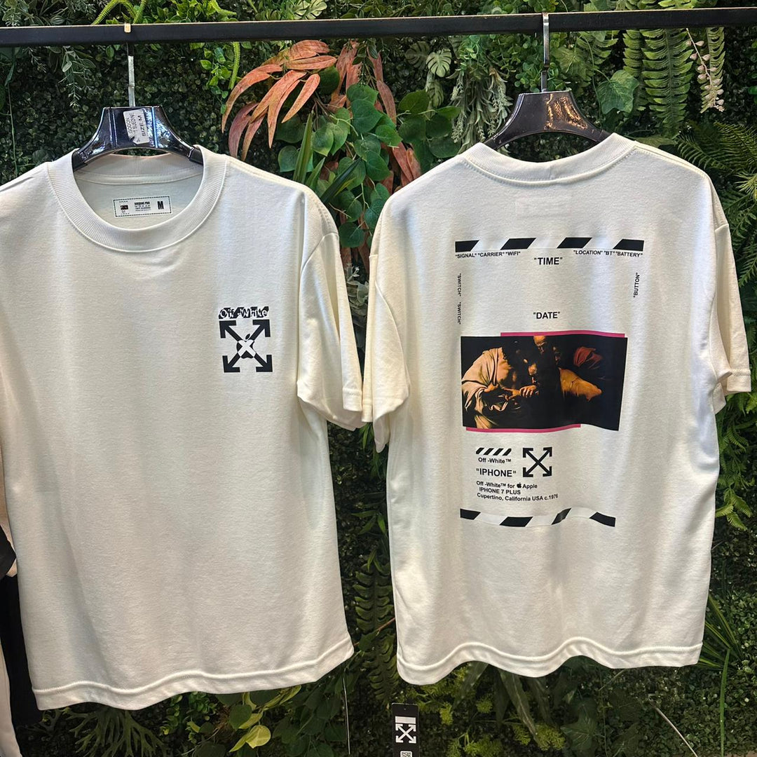 CAMISETA OVESIZED OFF WHITE 106 BRANCO