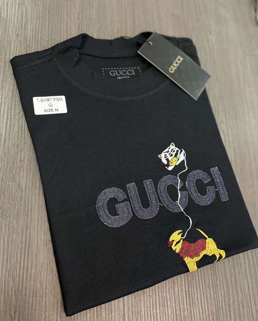 PIMA CAMISETA GUCCI 445 PRETA