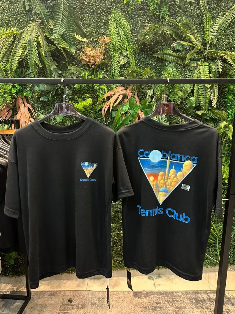 CAMISETA OVERSIZED CASA BLANCA 199 PRETA