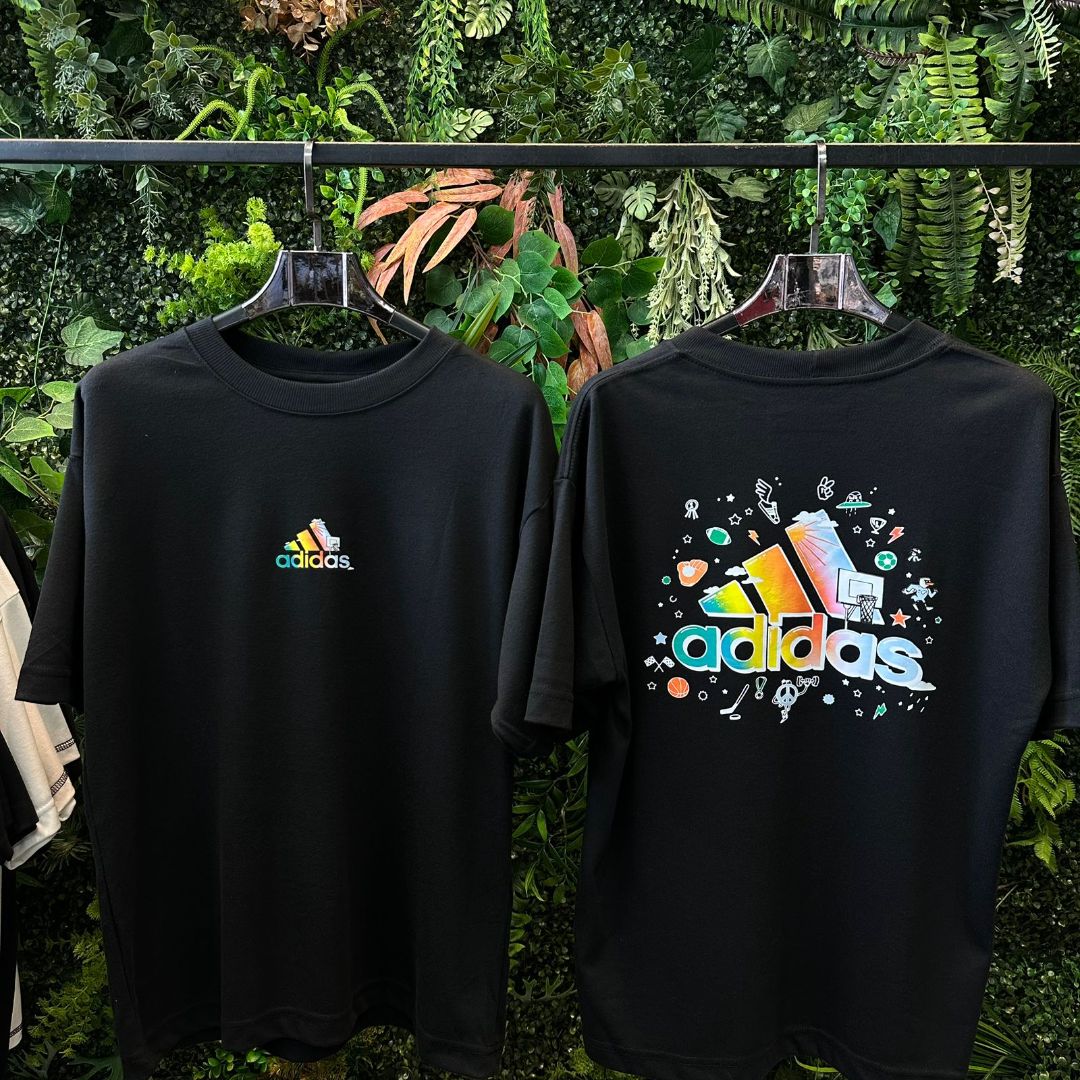 CAMISETA OVERSIZED ADIDAS 726 PRETA