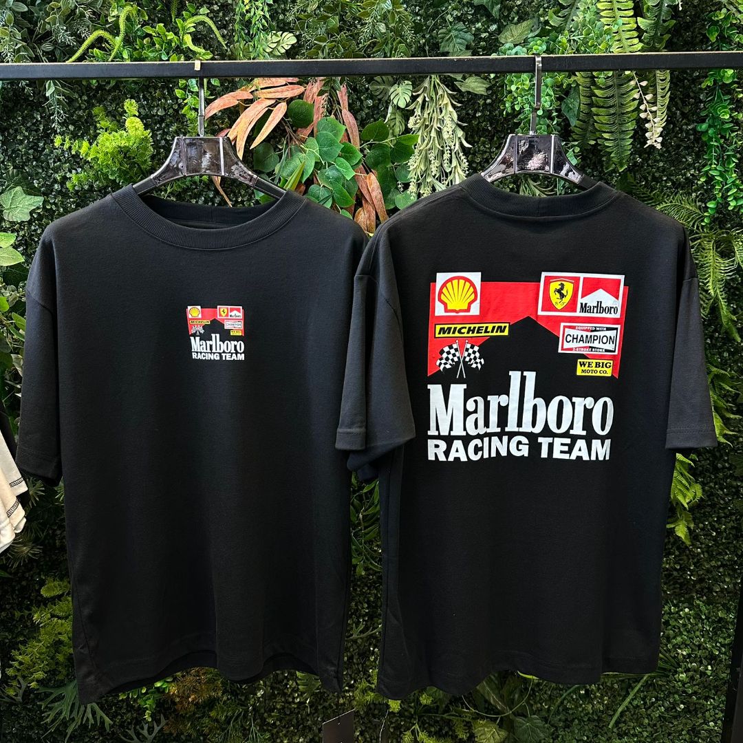 CAMISETA OVERSIZED MALBORO 728 PRETA