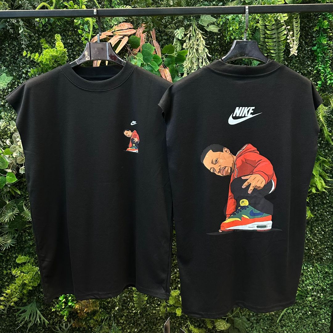 OVERSIZED REGATA NIKE 738 PRETA