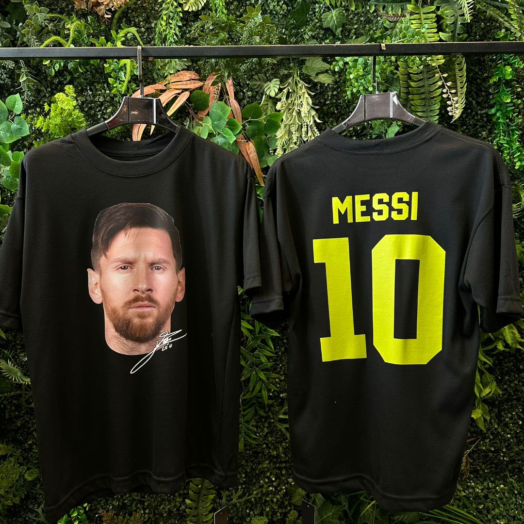 CAMISETA OVERSIZED MESSI 772 PRETA