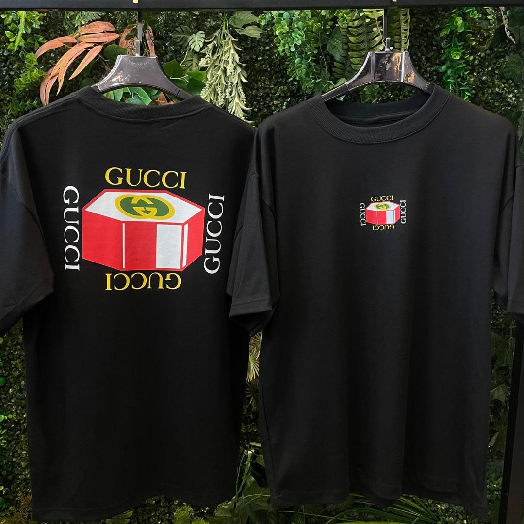 CAMISETA OVERSIZED GUCCI 815 PRETA