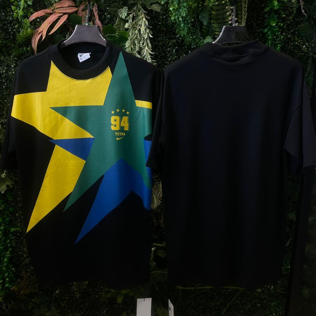 CAMISETA OVERSIZED BRASIL 830 PRETA