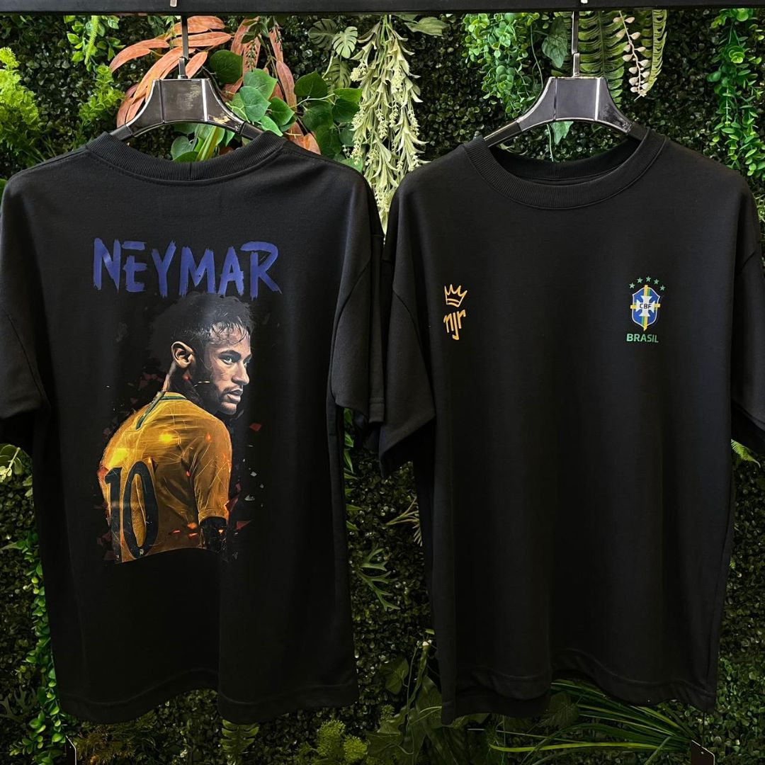 CAMISETA OVERSIZED NEYMAR 843 PRETA