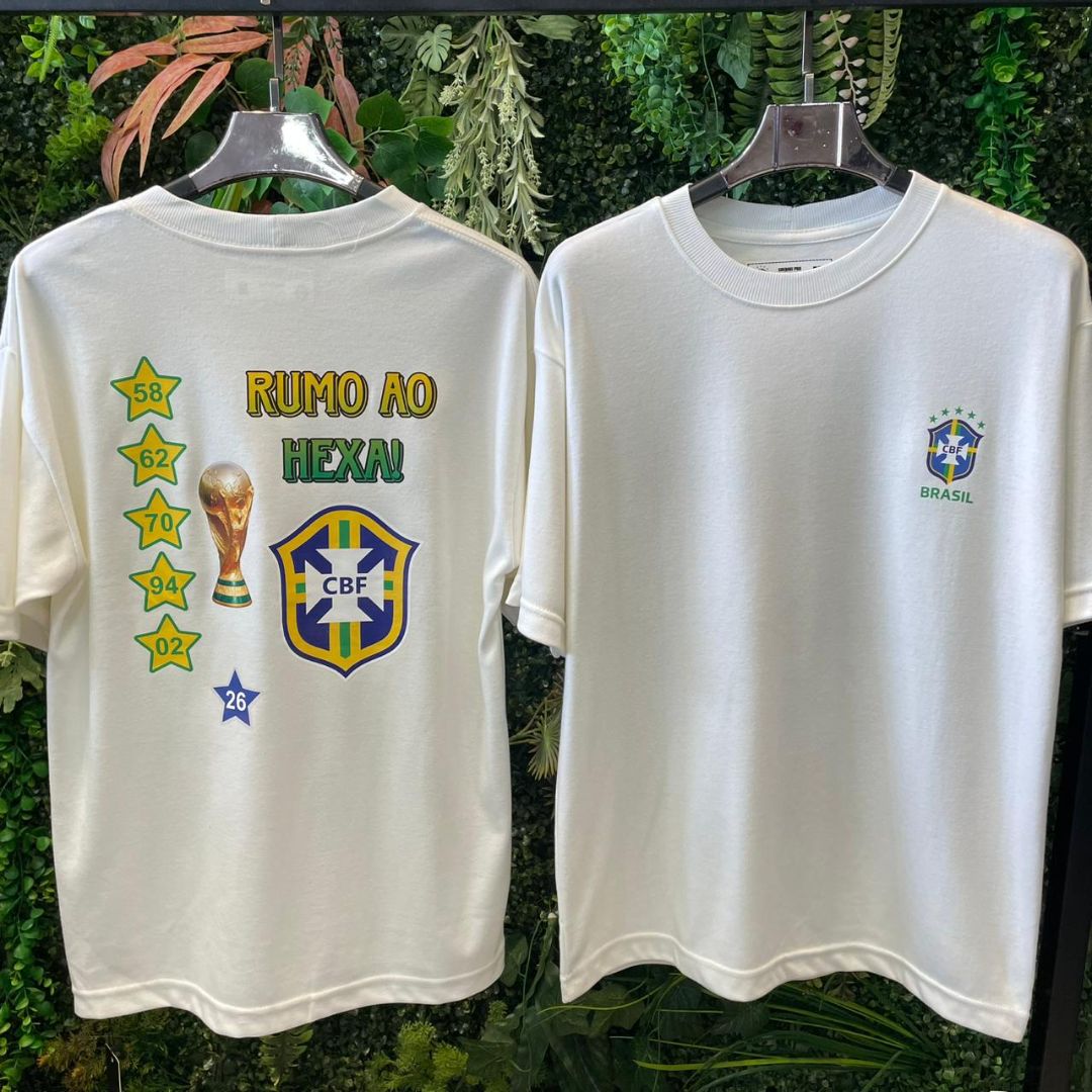CAMISETA OVERSIZED BRASIL 848 OFF