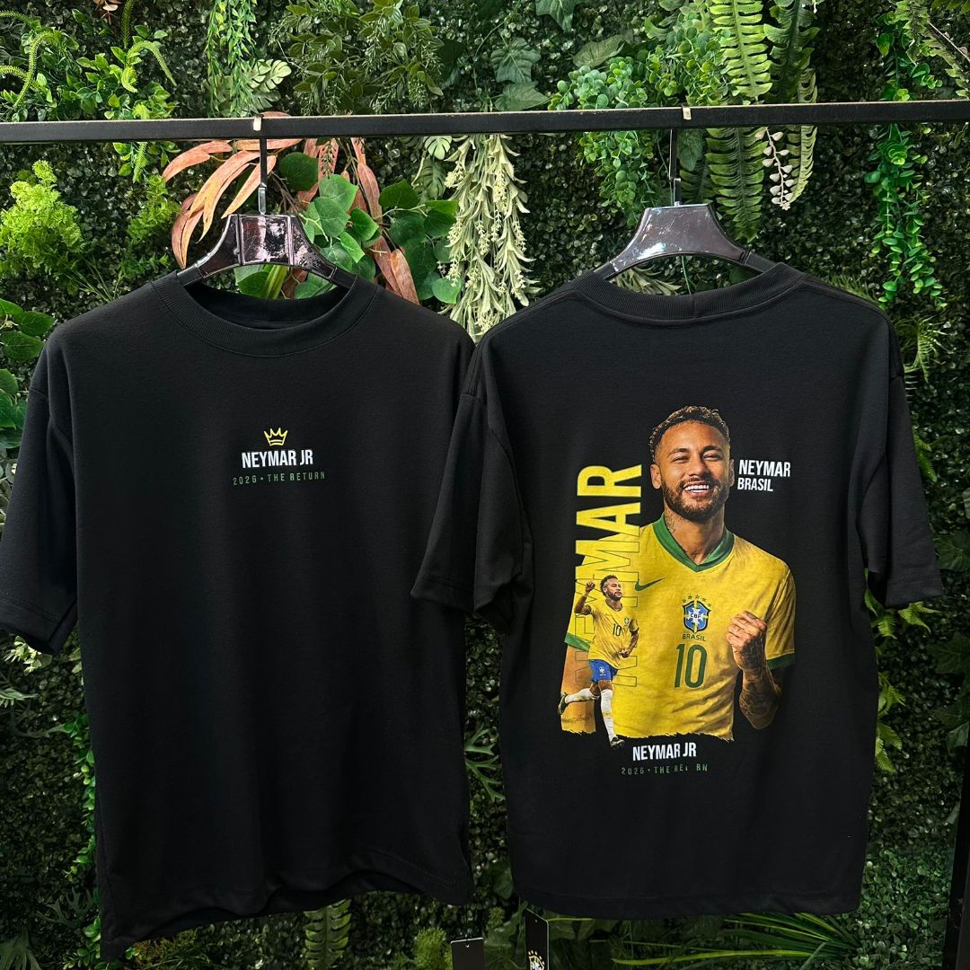 CAMISETA OVERSIZED NEYMAR 863 PRETA