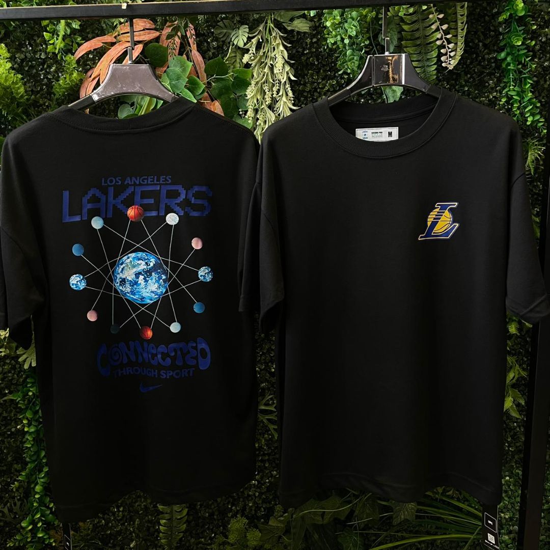 CAMISETAS OVERSIZE PRETO LAKERS 898