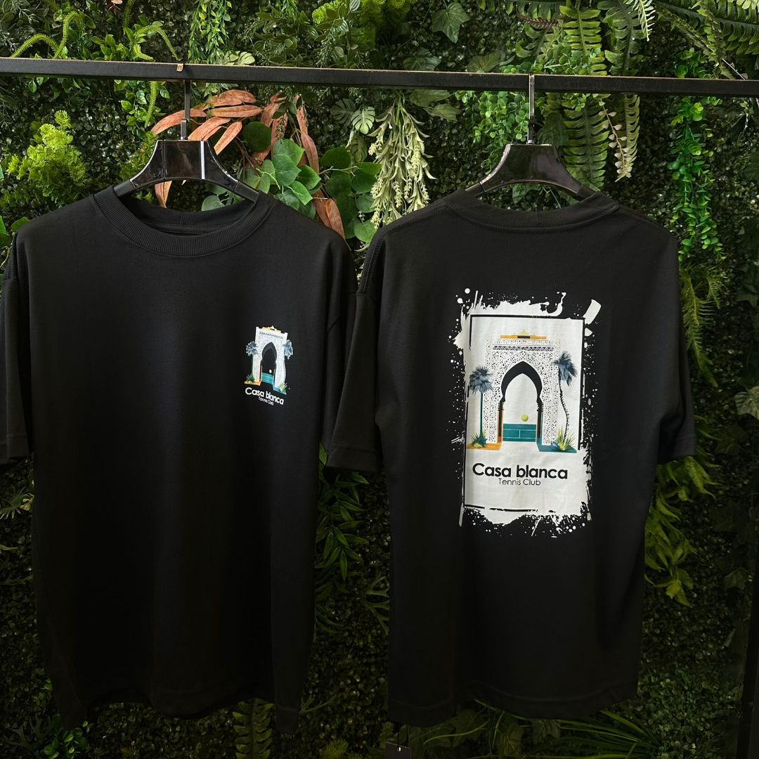 CAMISETAS OVERSIZE CASA BLANCA 915 PRETO