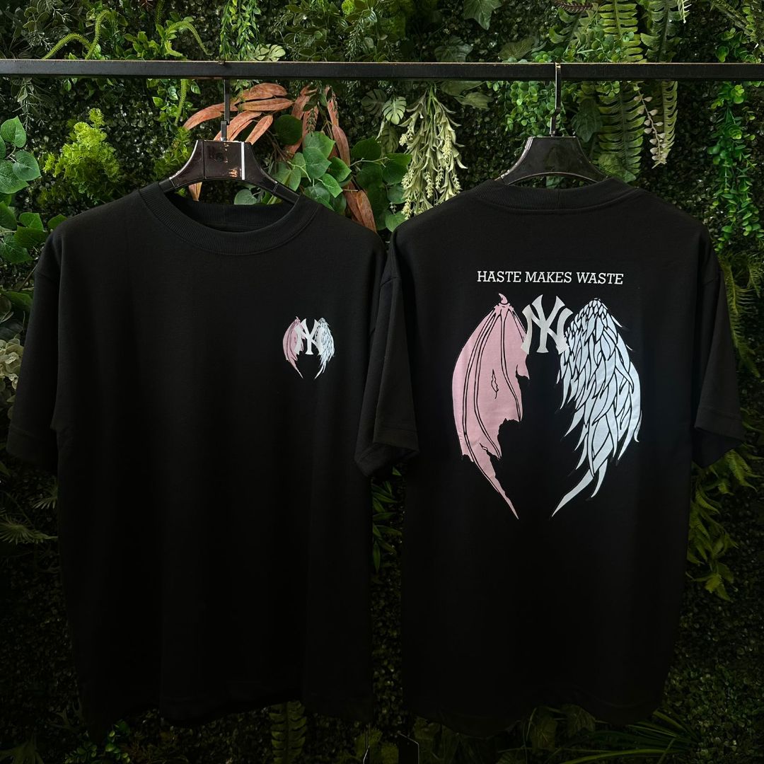CAMISETAS OVERSIZE NEW YORK 917 PRETO