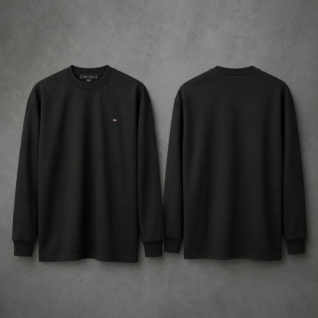 BLUSA MANGA LONGA TOMMY 920 PRETO
