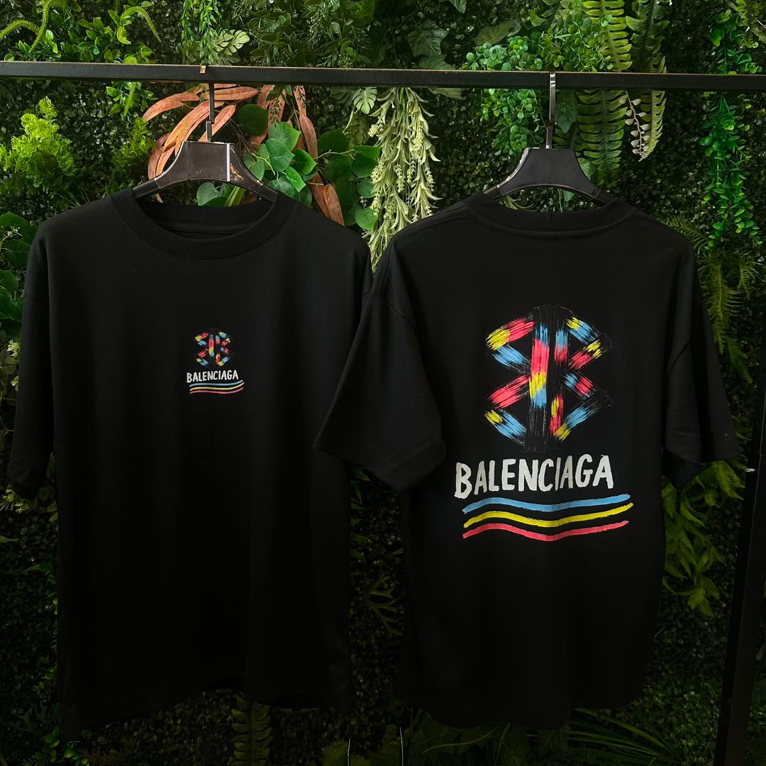 CAMISETAS OVERSIZE BALENCIAGA 924 PRETA