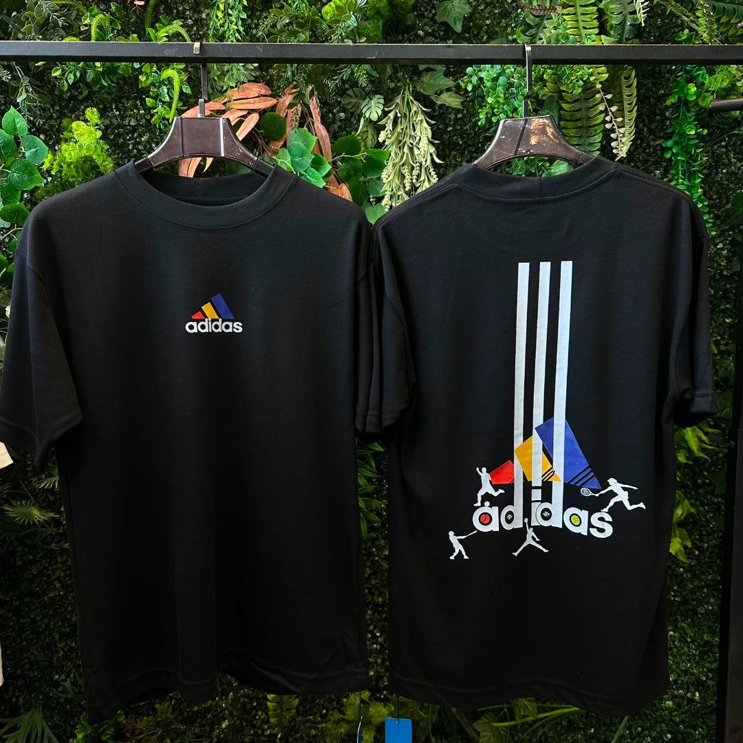 CAMISETAS OVERSIZE ADIDAS 975 PRETO
