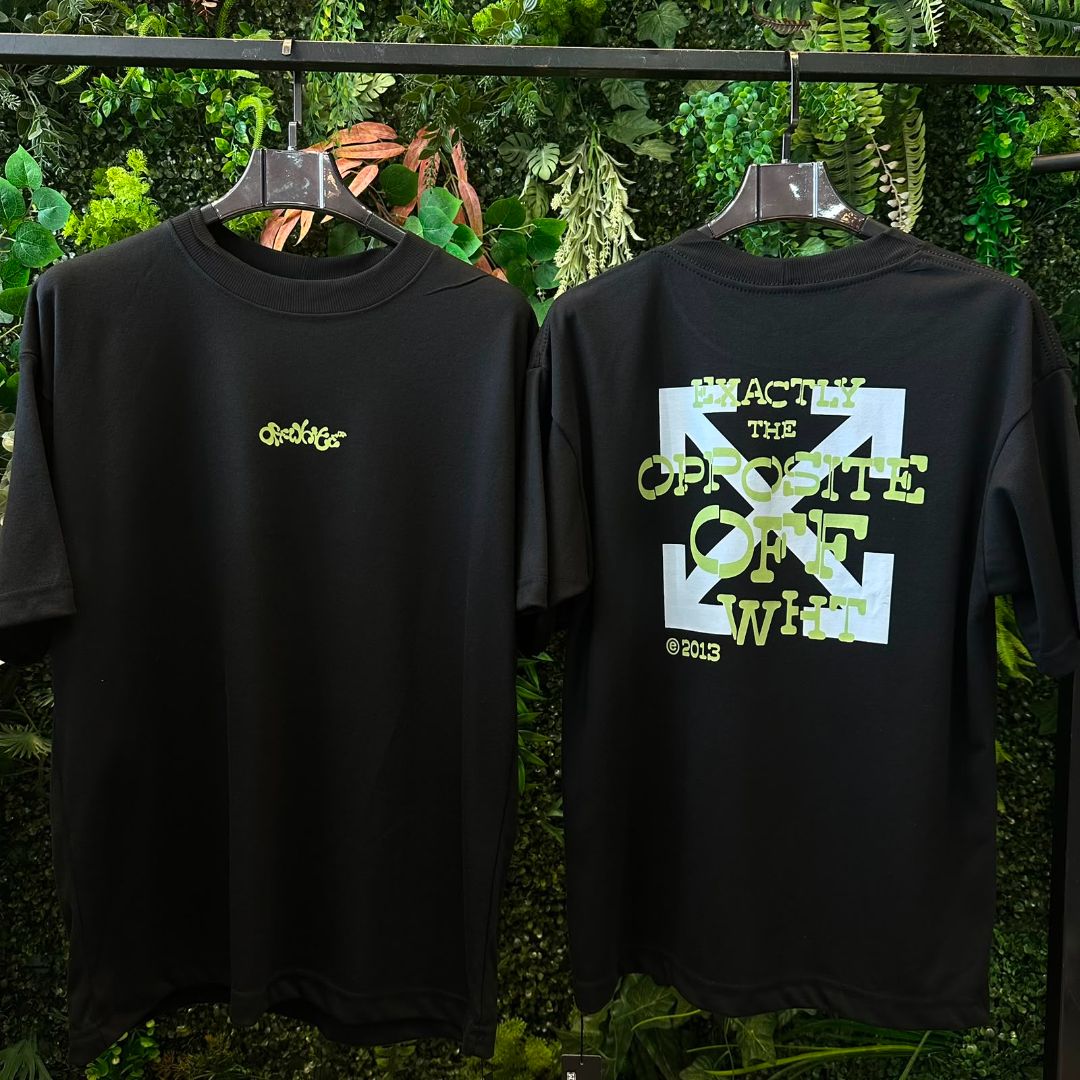 CAMISETAS OVERSIZE OFF WHITE 980 PRETO
