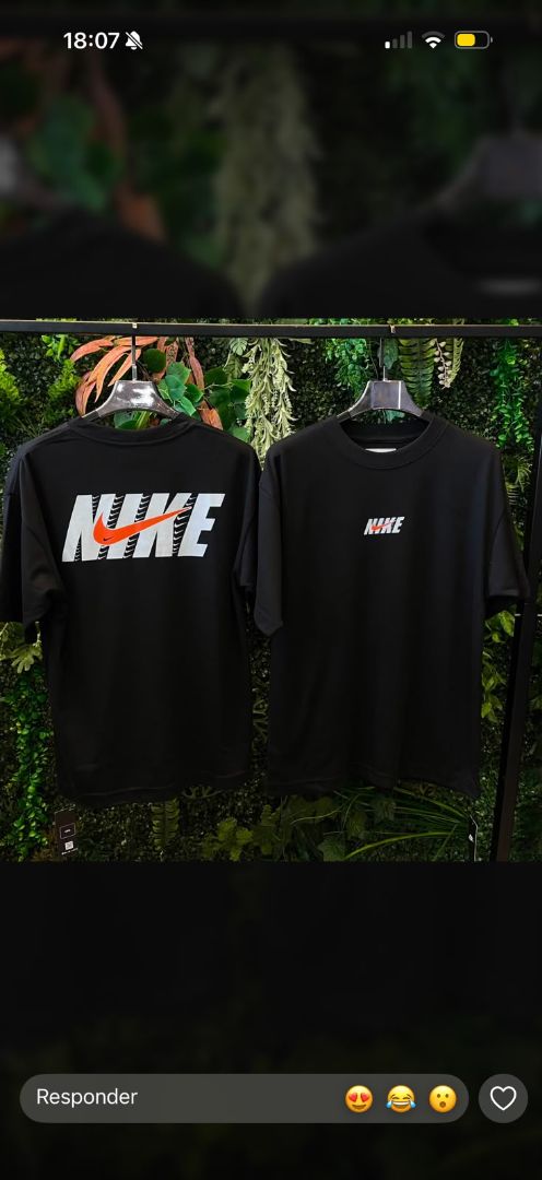CAMISETAS OVERSIZE NIKE 983 PRETO