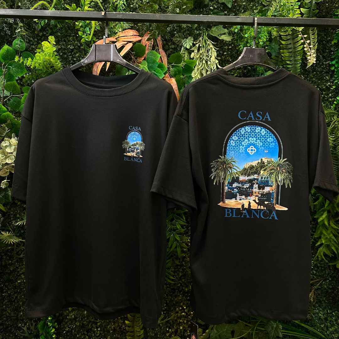 CAMISETAS OVERSIZED CASA BLANCA 984 PRETO