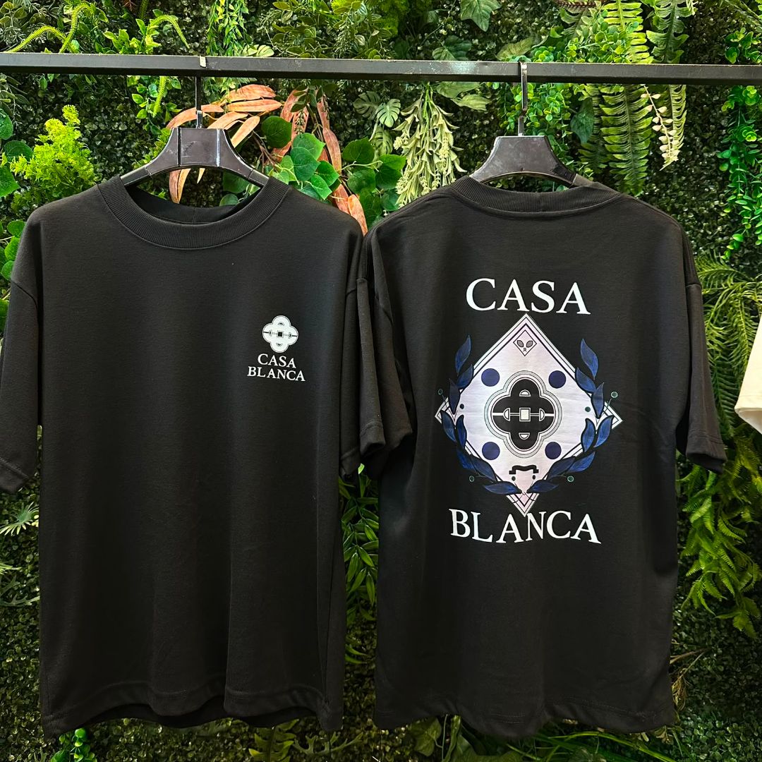 CAMISETAS OVERSIZED CASA BLANCA 991 PRETO