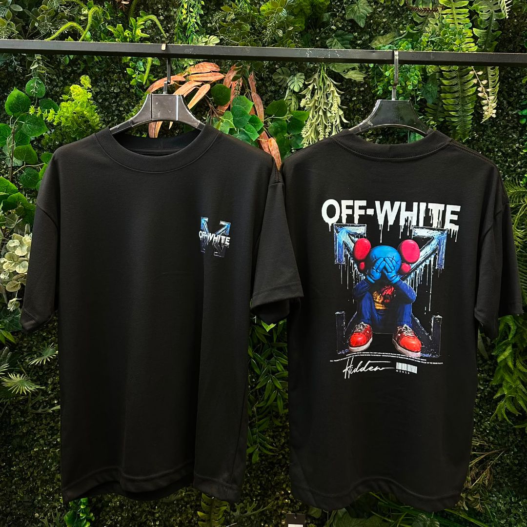 CAMISETAS OVERSIZED OFF WHITE 992 PRETA