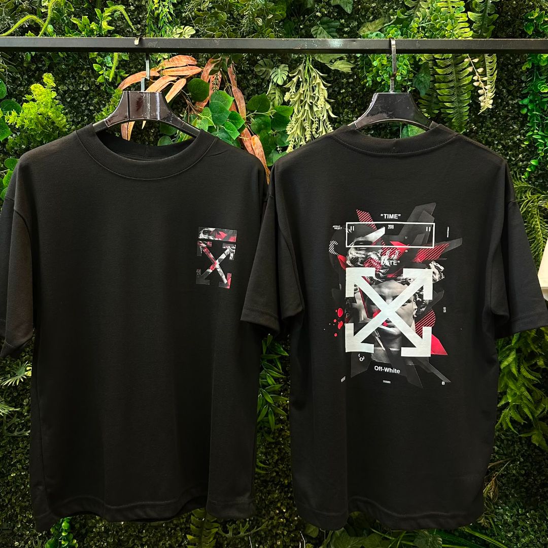 CAMISETAS OVERSIZED OFF WHITE 993 PRETA