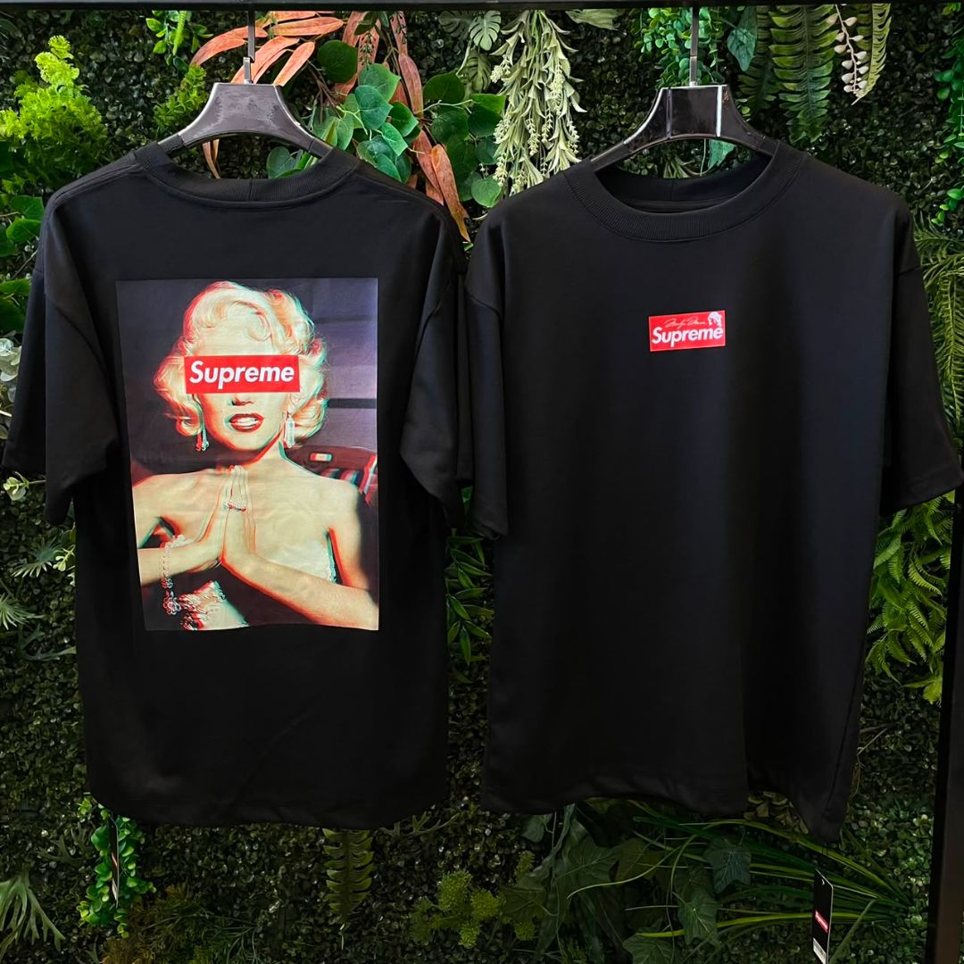 Camisetas Oversize Supreme Marilyn 994 PRETO