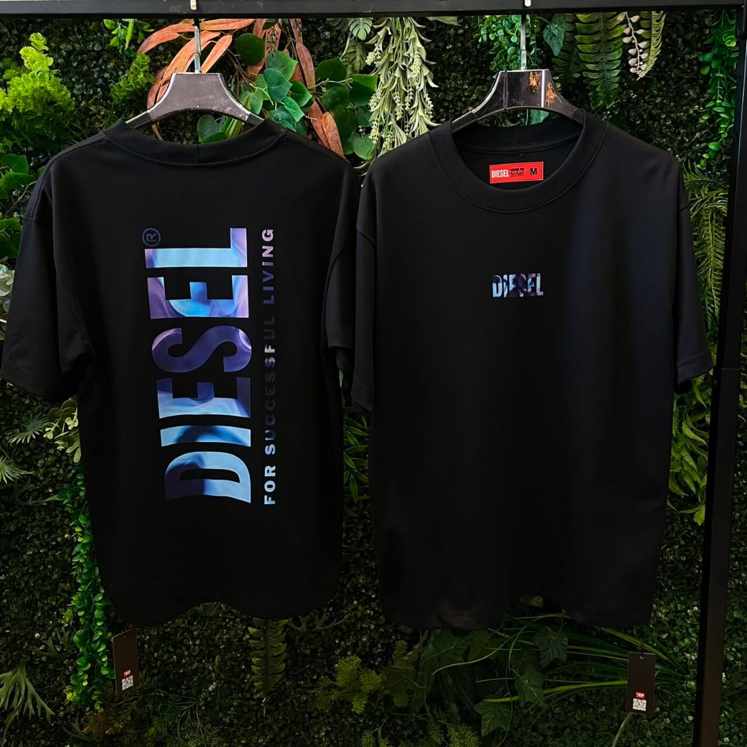 CAMISETAS OVERSIZE DIESEL 1002 PRETO
