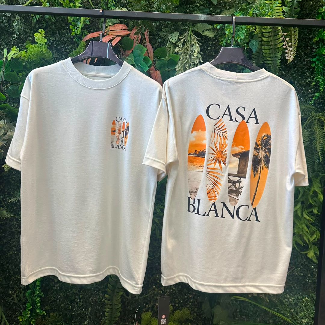 CAMISETAS OVERSIZE CASA BLANCA 1010 OFF