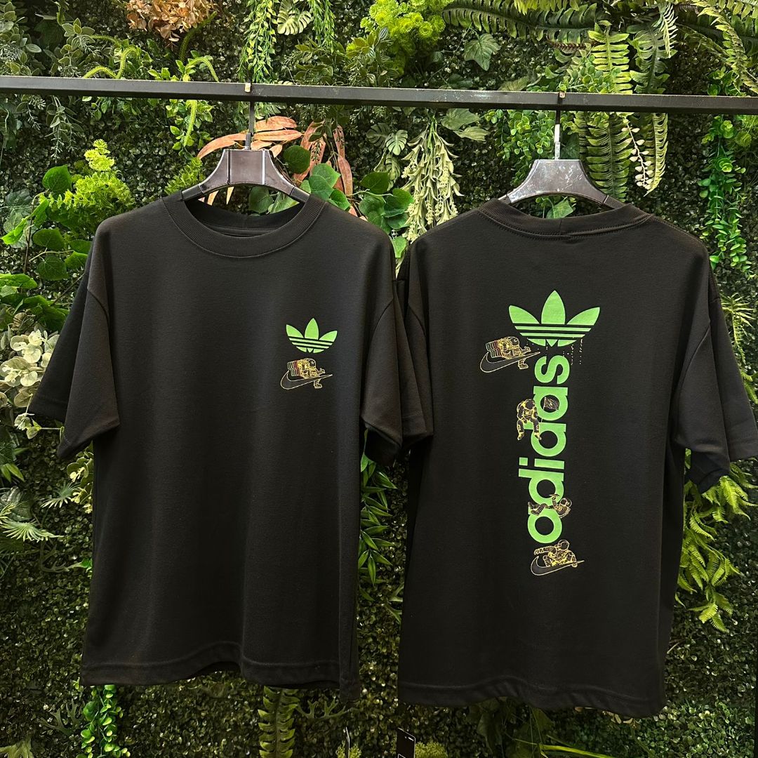 CAMISETA OVERSIZE ADIDAS 1088 PRETA