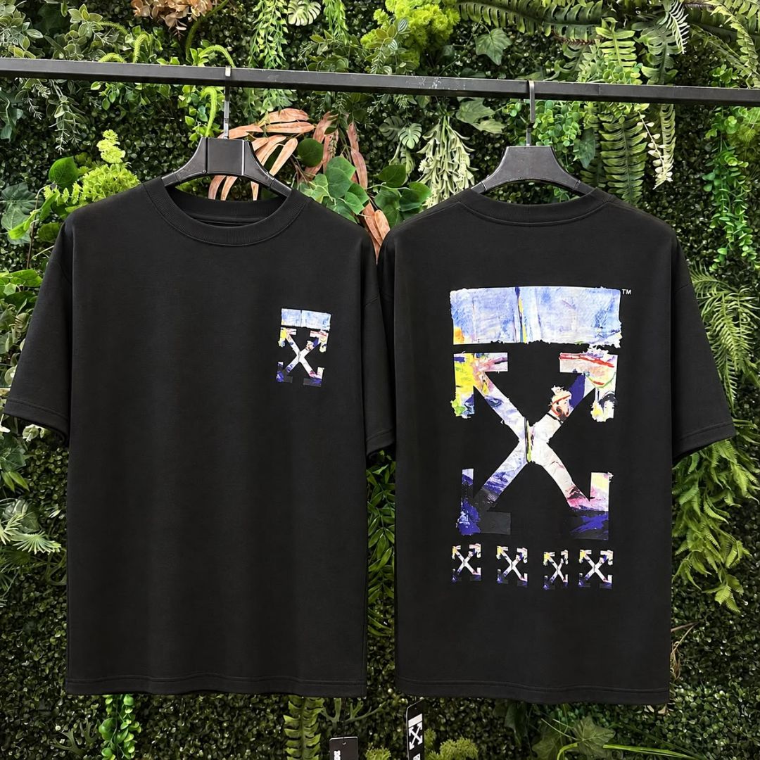 CAMISETA OVERSIZED OFF WHITE 1102 PRETO