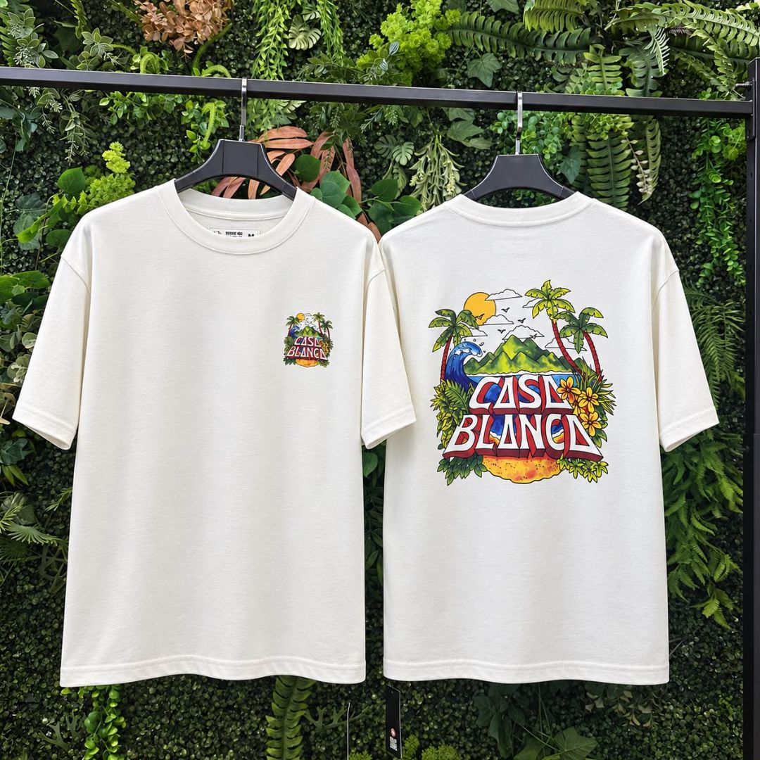 CAMISETA OVERSIZED CASA BLANCA 1099 OFF