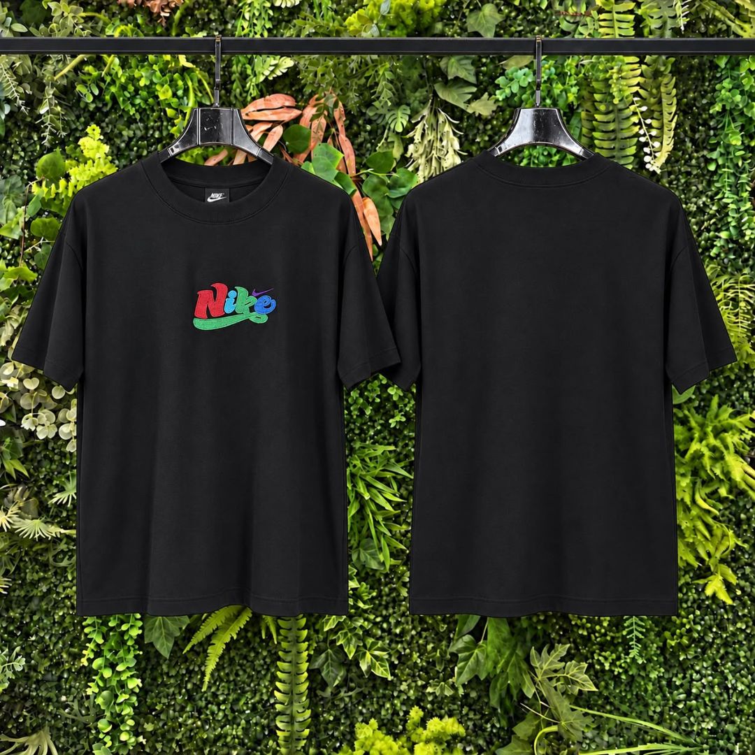 CAMISETA OVERSIZED Bordadas NIKE 1120 PRETO