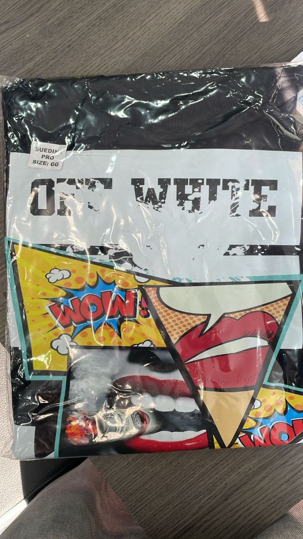 CAMISETA OVERSIZED  OFF WHITE 327