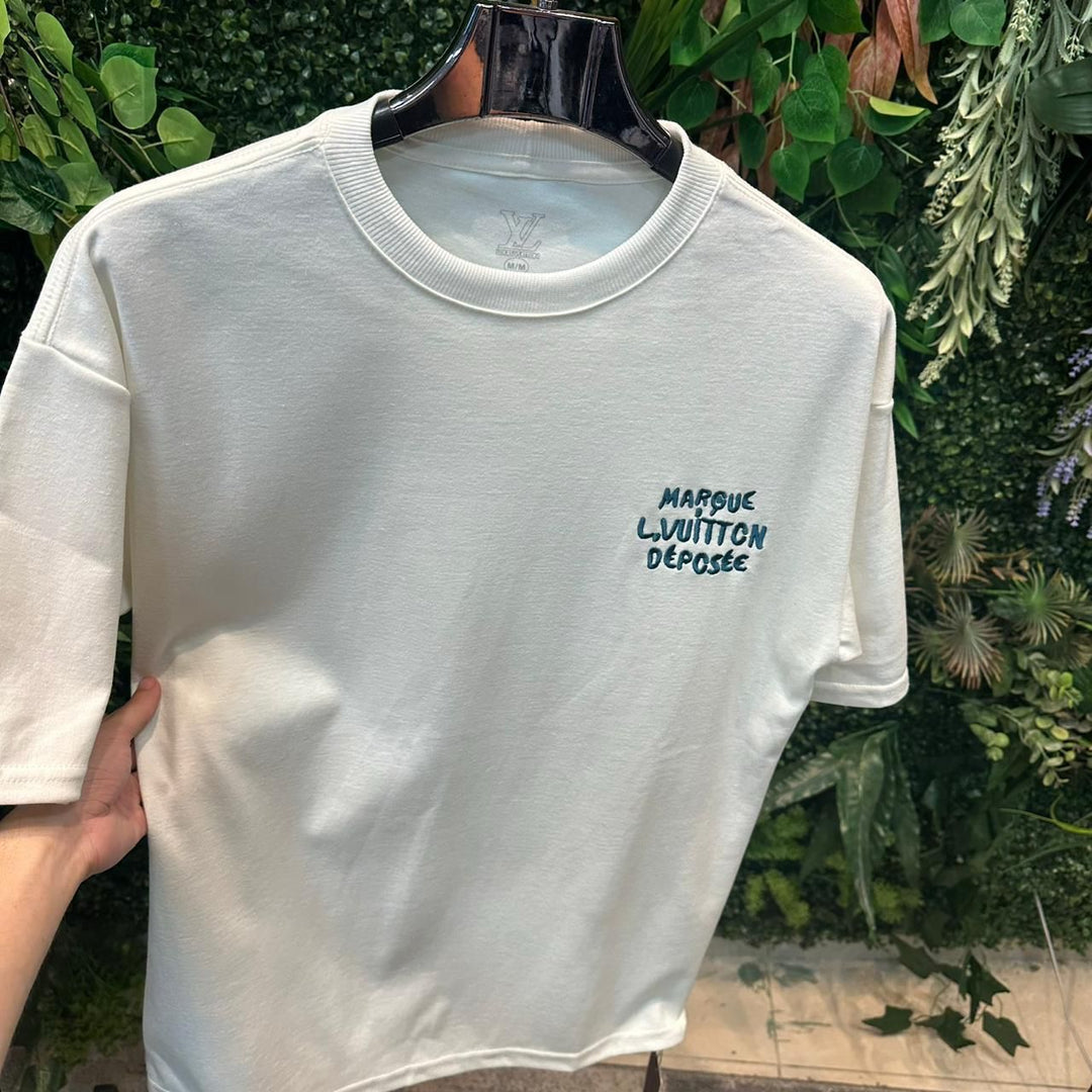 CAMISETA OVESIZED LV 132 BRANCO