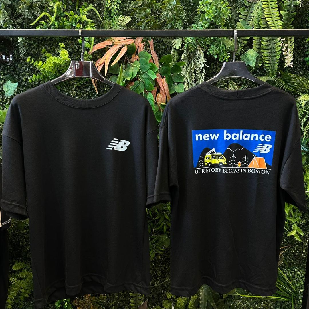 CAMISETA OVERSIZED NEW BALANCE 473 PRETA