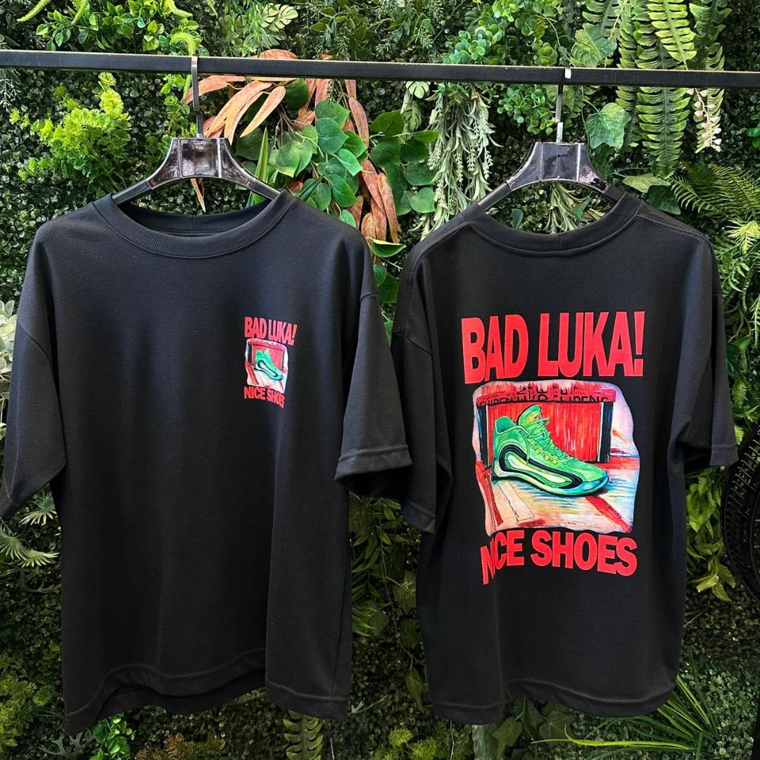CAMISETA OVERSIZED BAD LUKA 485 PRETA