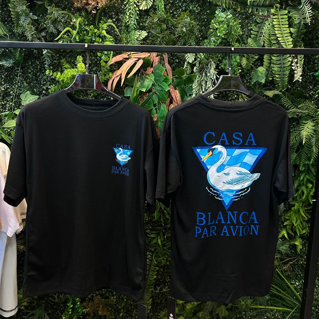 CAMISETA OVERSIZED CASA BLANCA 676 PRETA