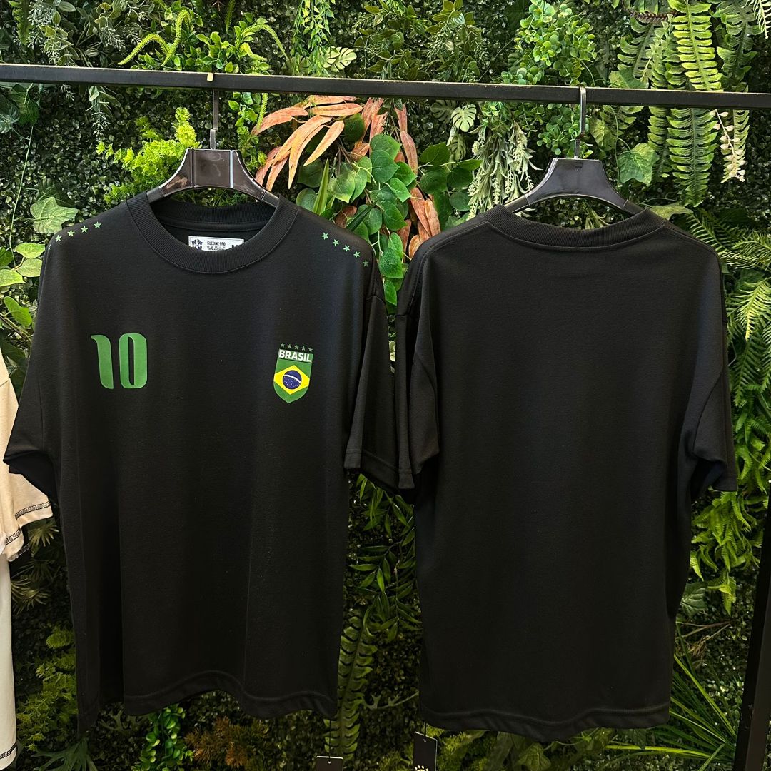 CAMISETA OVERSIZED BRASIL 690 PRETA
