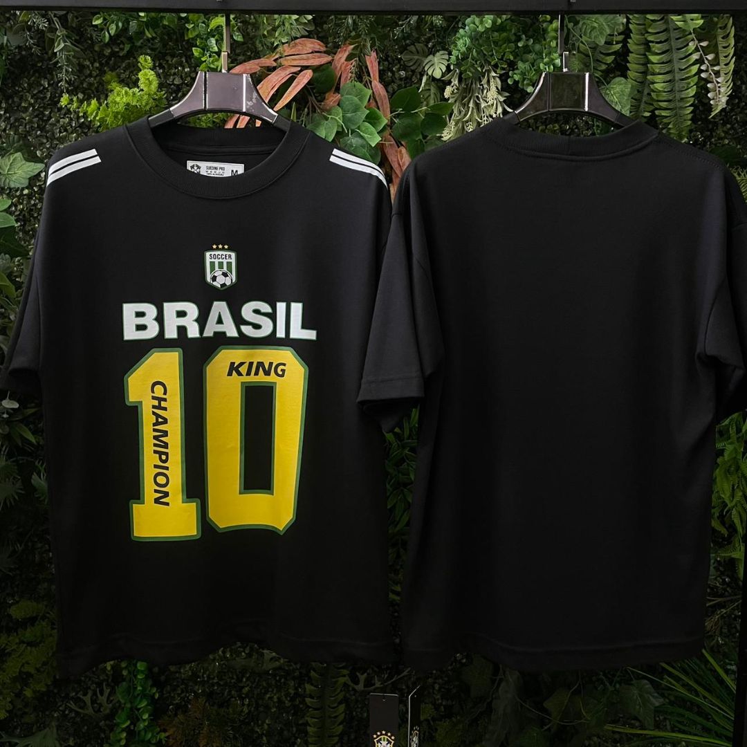 CAMISETA OVERSIZED BRASIL 699 PRETA