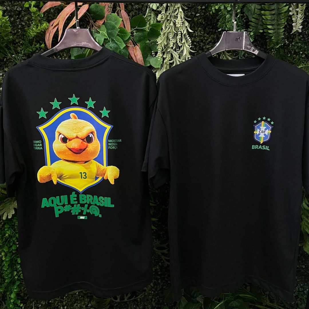 CAMISETA OVERSIZED BRASIL 716 PRETA