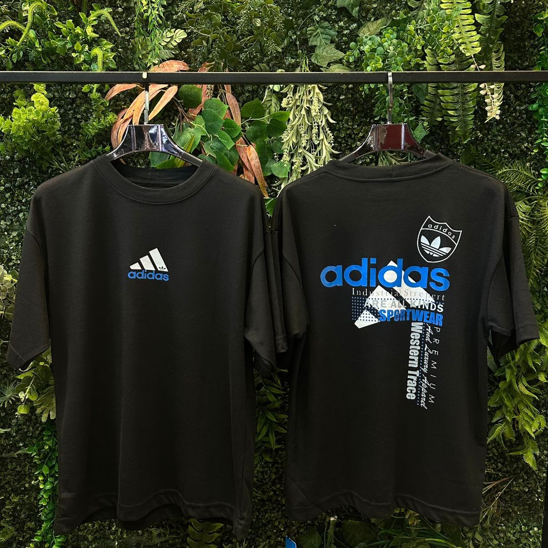 CAMISETA OVERSIZED ADIDAS 722 PRETA