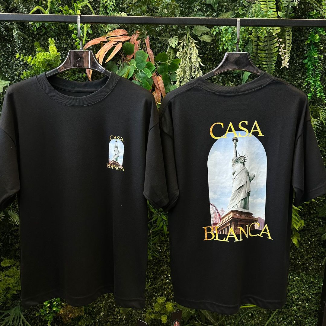 CAMISETA OVERSIZED CASA BLANCA 725 PRETA