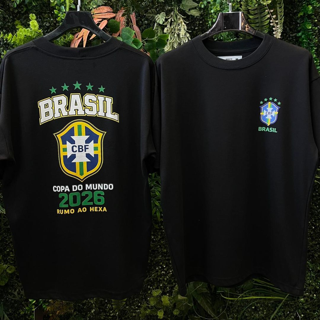 CAMISETA OVERSIZED BRASIL 731 PRETA
