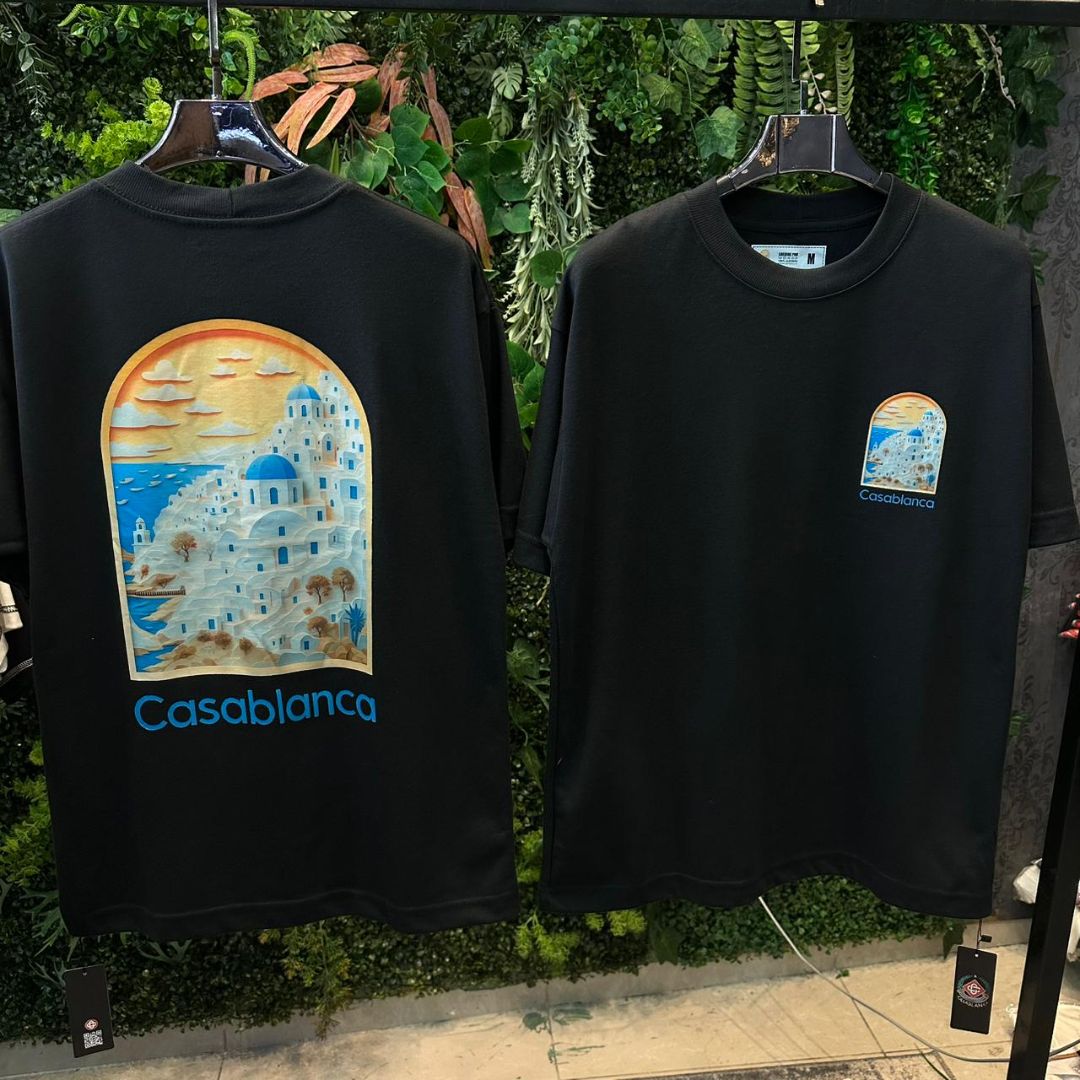 CAMISETA OVERSIZED CASA BLANCA 203 PRETA