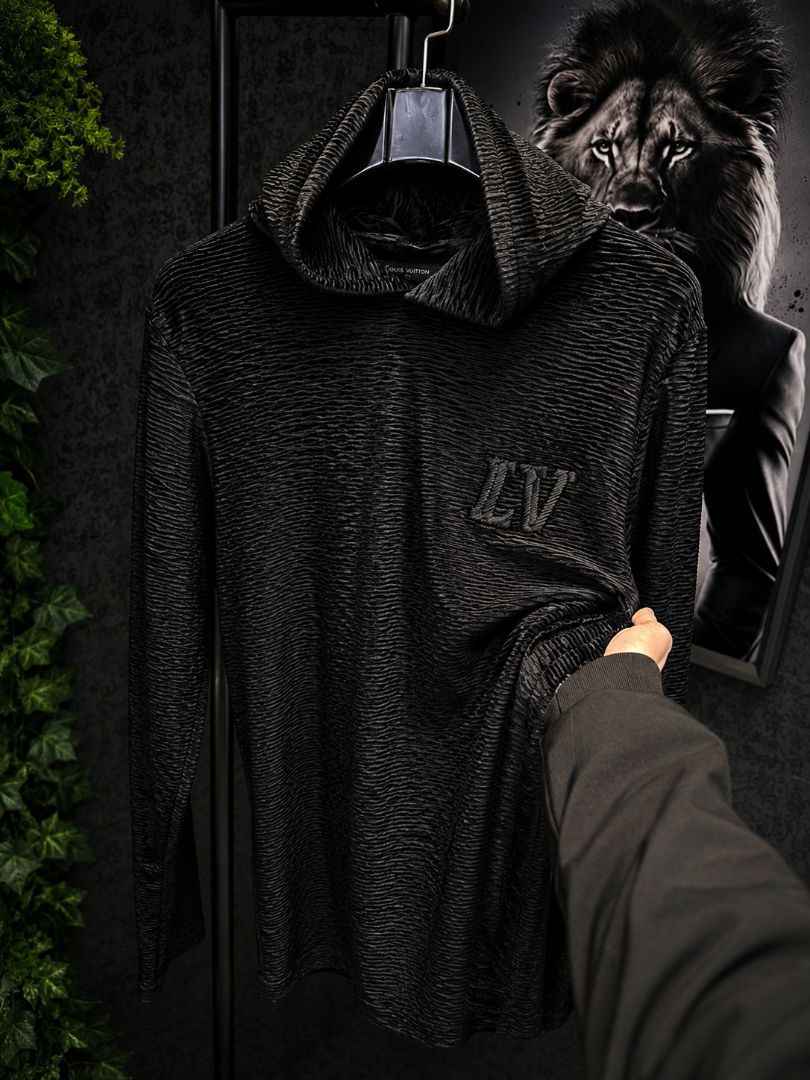 BLUSA MANGA LONGA LV 754 PRETA