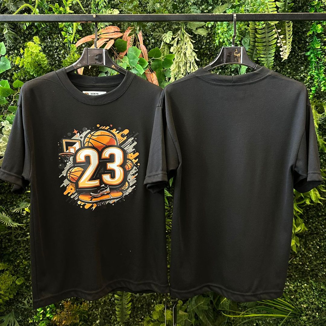 CAMISETA OVERSIZED BASQUETE 767 PRETA