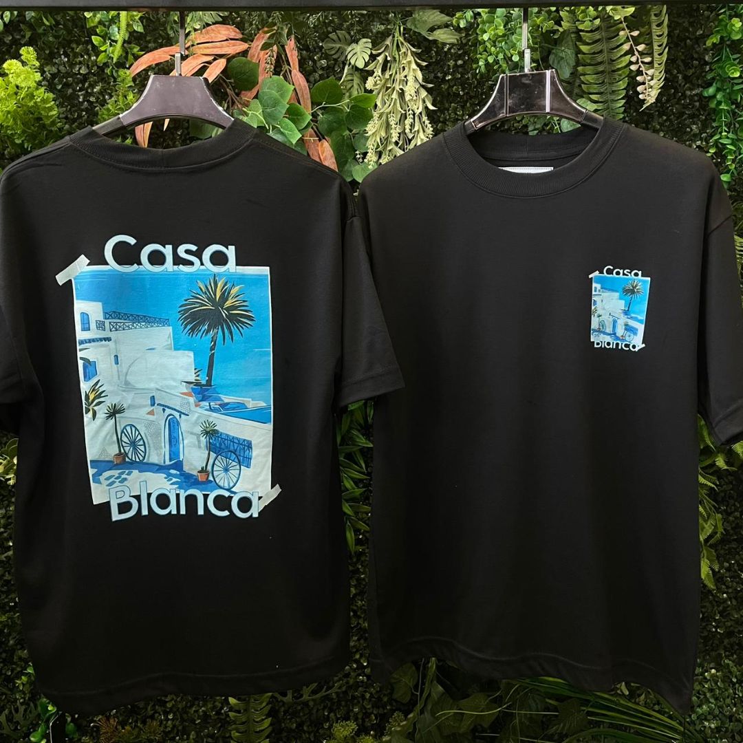 CAMISETA OVERSIZED CASA BLANCA 788 PRETA
