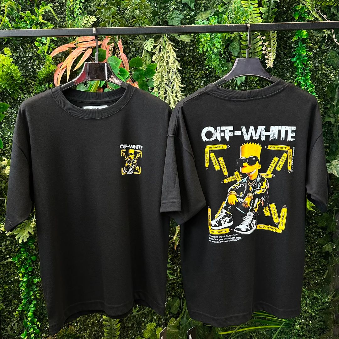 CAMISETA OVERSIZED OFF WHITE 792 PRETA
