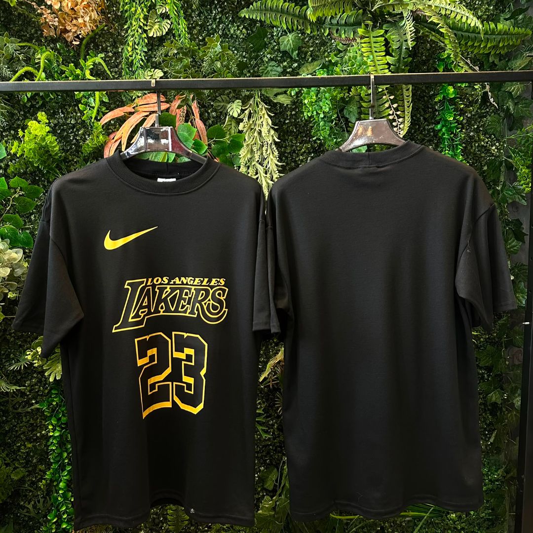 CAMISETA OVERSIZED LAKERS 802 PRETO